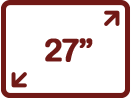 27 polegadas